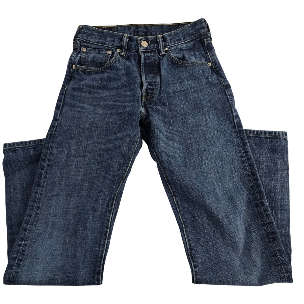 Levi's 501 Jeans fit W29 L30 Button Fly Straight Leg Medium Wash Denim Classic